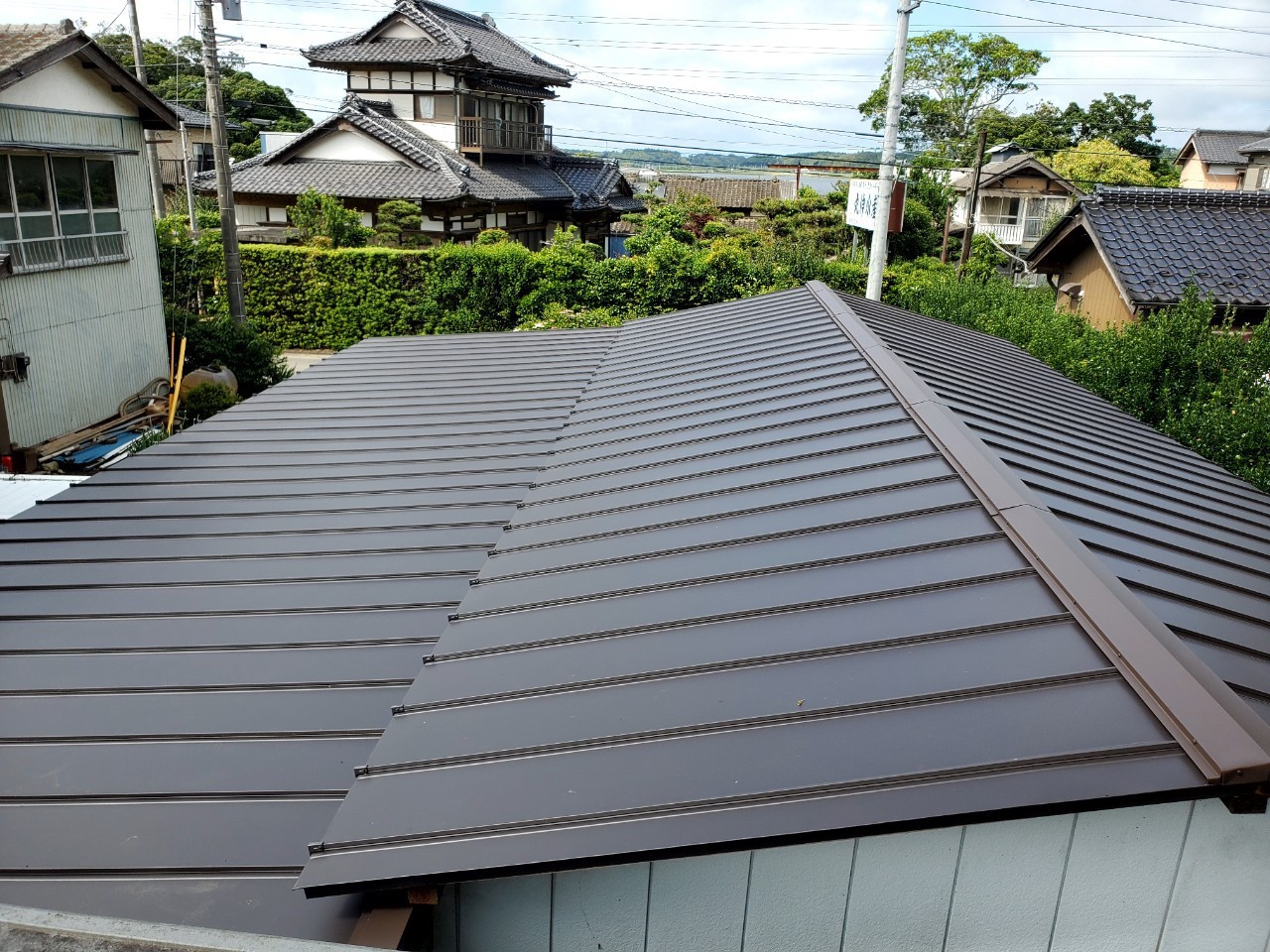 屋根葺き替え工事